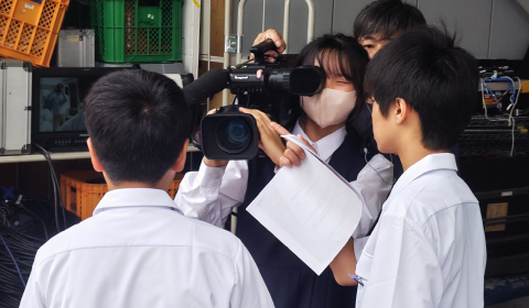 砥用中学校