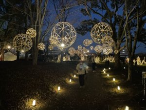 くまパワ 年11月23日 月 きょうくま 旧細川刑部邸 紅葉ライトアップ