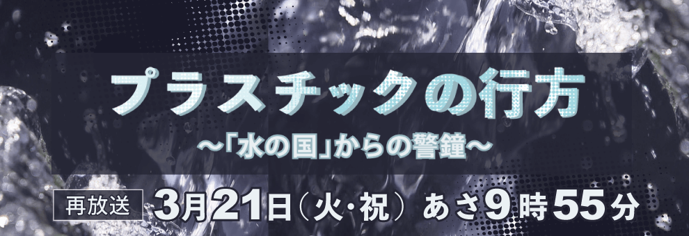 プラスチックの行方～「水の国」からの警鐘～